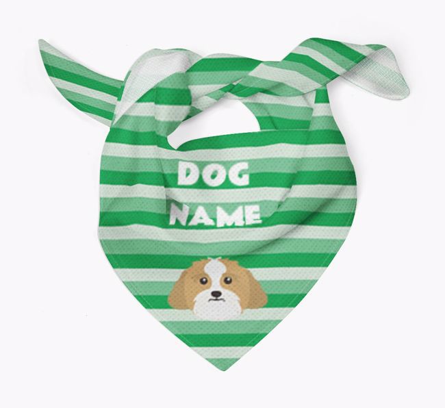 Personalised 'Stripes' Bandana for your {breedFullName}